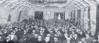 Asamblea de agricultores donde nació la Federación Agraria