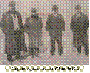 Dirigentes agrarios de Alcorta