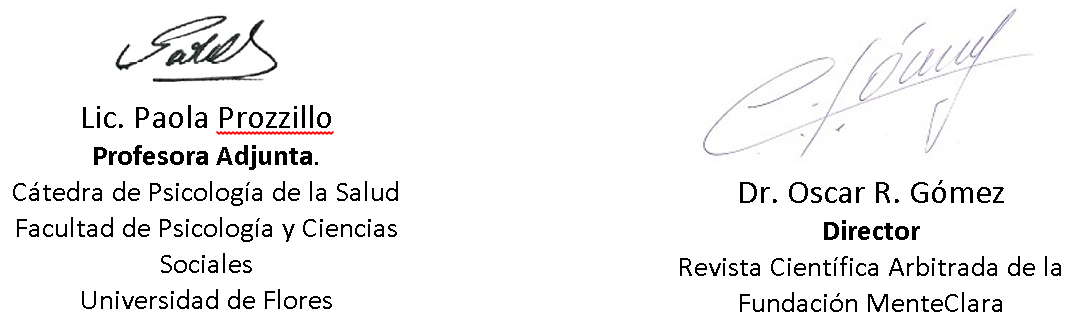 Paola Prozzillo y Oscar R. Gómez